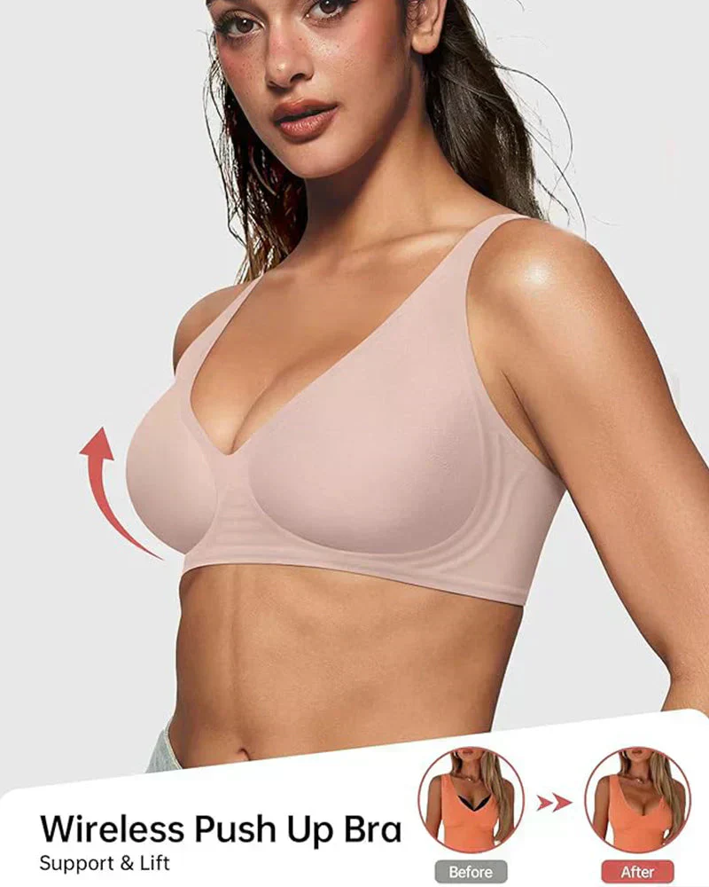 Wireless Comfy Push Up Bra - Image 10
